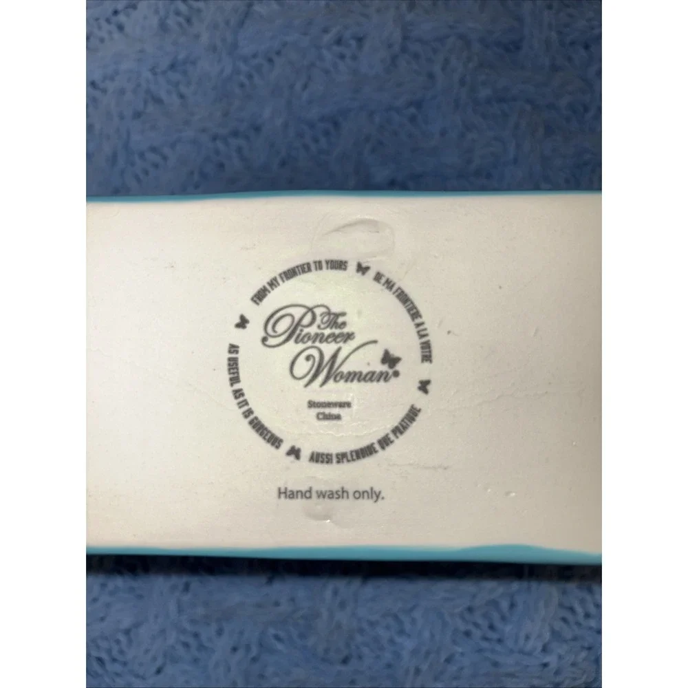 The Pioneer Woman Butterfly Napkin Holder And Spoon Rest.